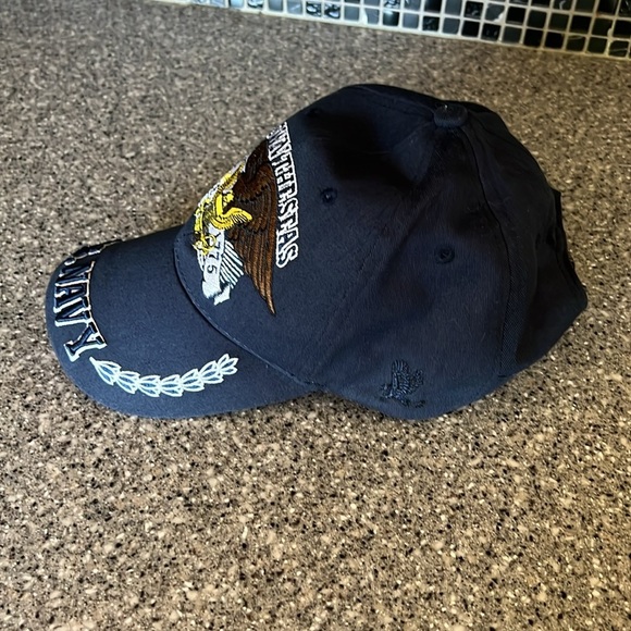 U.S. Navy We Own The Seas Vintage Adjustable Hat Embroidered Cap - Picture 3 of 8